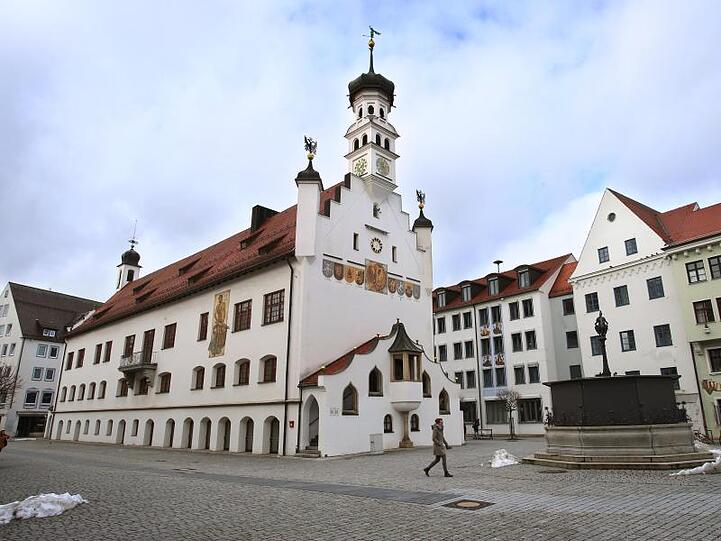 Das Rathaus von Kempten. Foto: Karl-Josef Hildenbrand/dpa/Archivbild