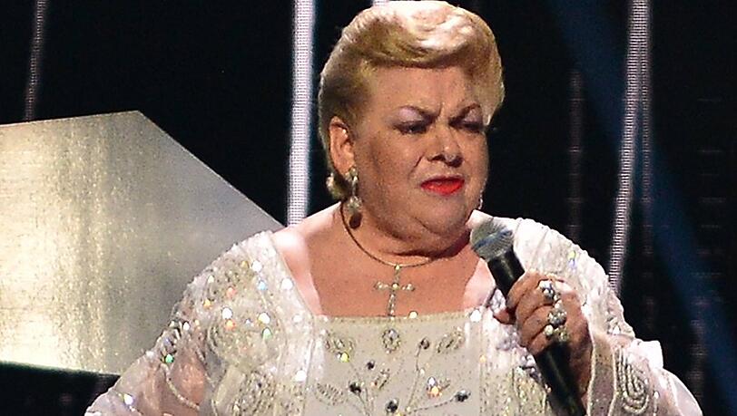 Paquita la del Barrio 2021 auf der Bühne bei den Billboard Latin Music Awards in Florida.