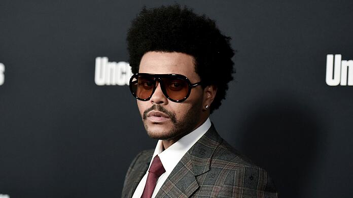 Der kanadische R&B-Popstar The Weeknd besucht die LA-Premiere von "Uncut Gems".