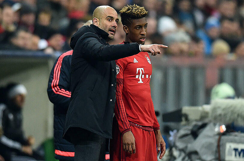Guardiola bringt den Champions League-Helden Kingsley Coman von Anfang an.