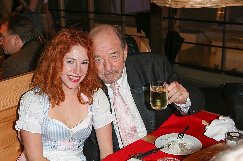 Ralph Siegel mit Freundin Laura Käfer