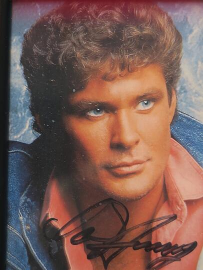 Promi-Gast in der Grünen Gans: Kult-Star David Hasselhoff.