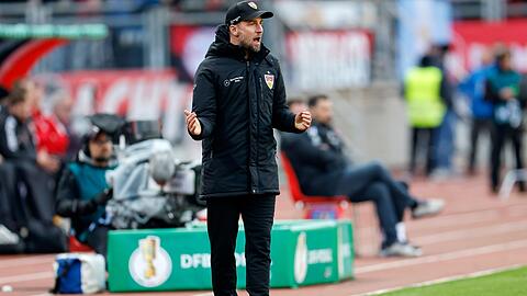 Feierte ein erfolgreiches Debüt als Stuttgarter Trainer: Sebastian Hoeneß.