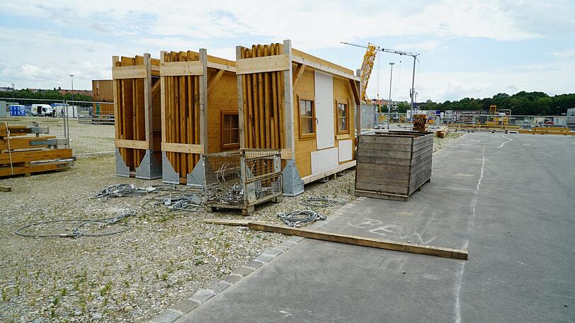 Die Bilder vom Start des Aufbaus der Theresienwiese am 10. Juli.