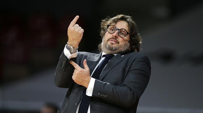 "Das Potenzial hier ist riesig", sagt Chefcoach Trinchieri, der Bayerns Basketballer derzeit in Bruneck auf die neue Saison vorbereitet.