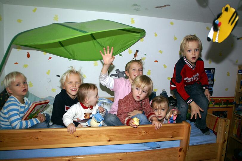 190 Haushalte mit vier oder mehr Kindern gibt es in Milbertshofen-Am Hart. Die meisten Einzelkinder leben im Schnitt in der Maxvorstadt.