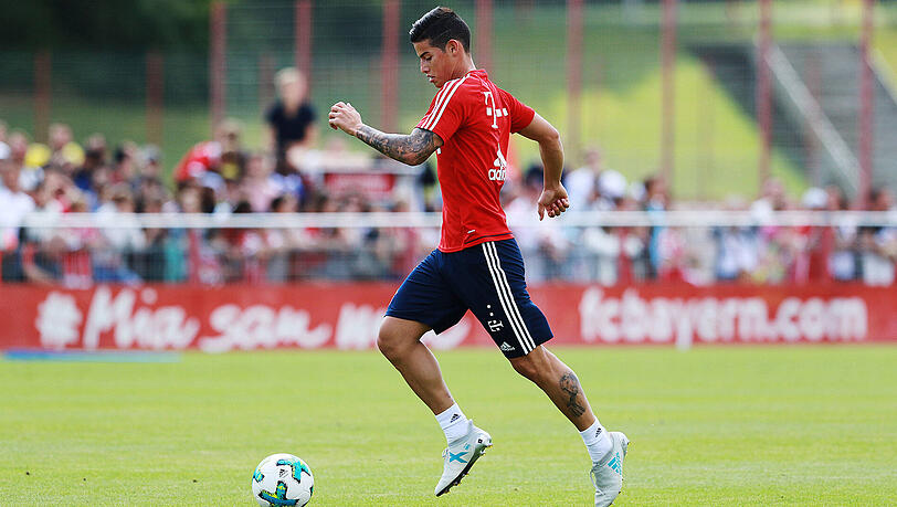 Social-Media-Superstar mit 76 Millionen Followern: Bayerns Kolumbianer James Rodríguez.