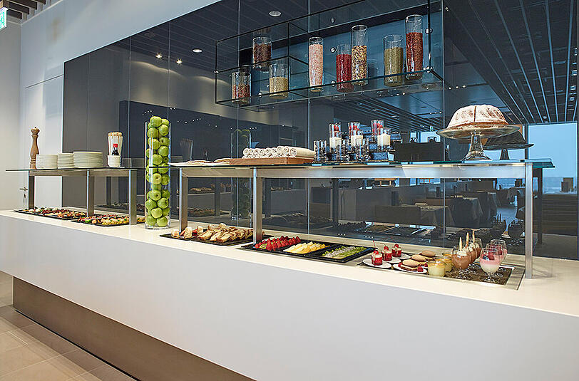 Nur wer den HON-Status erreicht hat, darf die exklusive First-Class-Lounge der Lufthansa betreten.