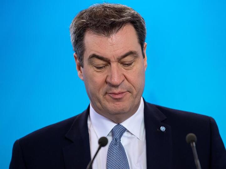 Markus Söder (CSU), Ministerpräsident von Bayern, nimmt an einer Pressekonferenz teil. Foto: Sven Hoppe/dpa