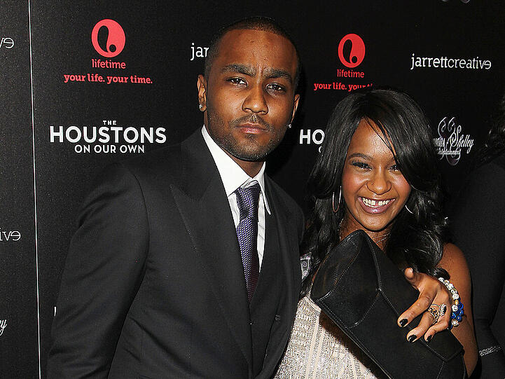 Nick Gordon und Bobbi Kristina Brown auf der Premiere von "The Houstons On Our Own" im Oktober 2012