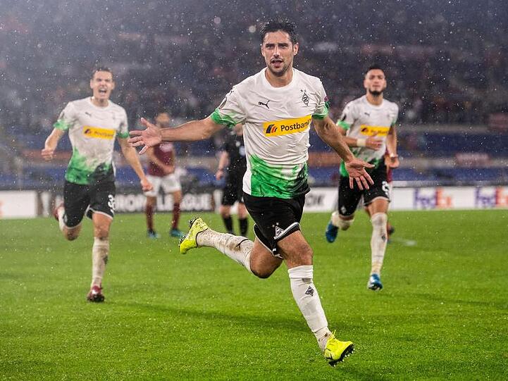 Lars Stindl rettete Gladbach in letzter Minute einen Punkt bei AS Rom.