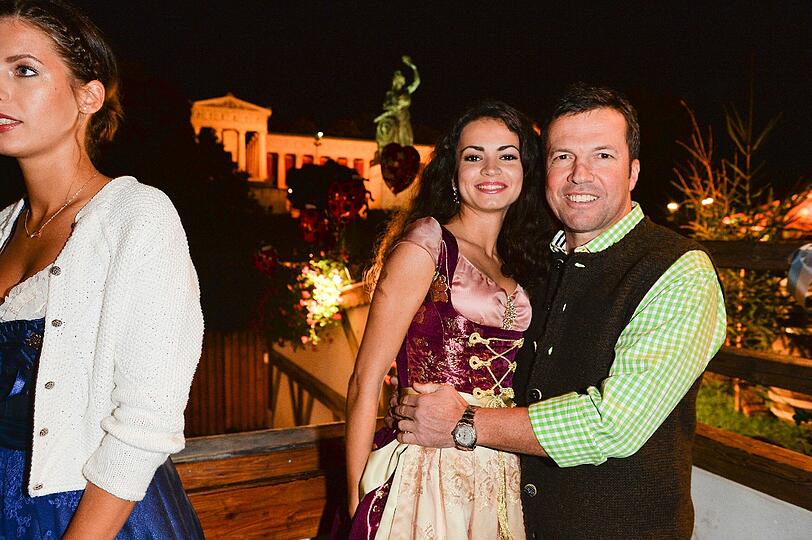 Lothar Matthäus und Freundin Anastasia.