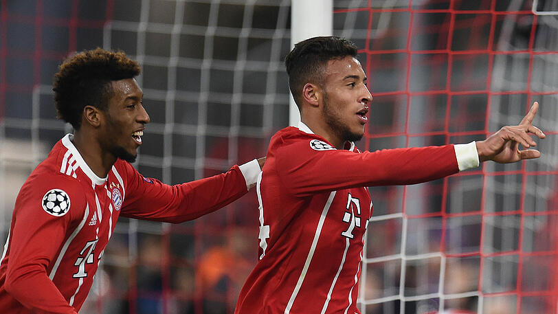 Überzeugten gegen PSG: Kingley Coman und Corentin Tolisso.
