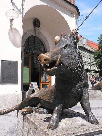 ... das Jagd- und Fischereimuseum...