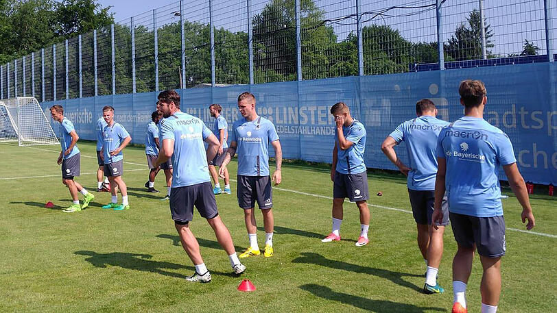 Bekanntes Gesicht: Jan Mauersberger am Dienstagvormittag beim Training an der Grünwalder Straße.