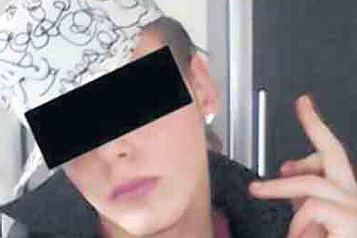 Er stieß den Betrunkenen über die Brücke: Dominik M. (19).