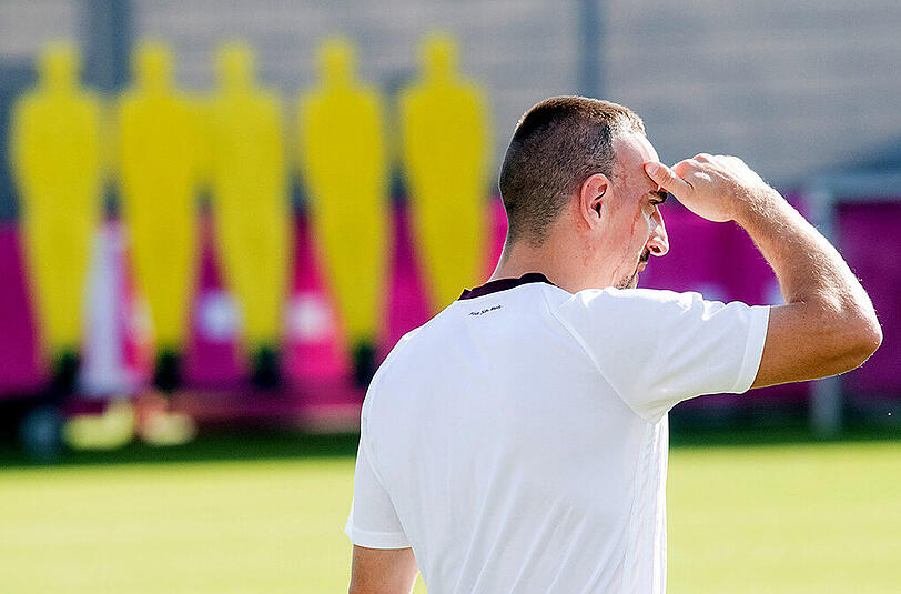 Wo sind sie denn alle? Franck Ribéry