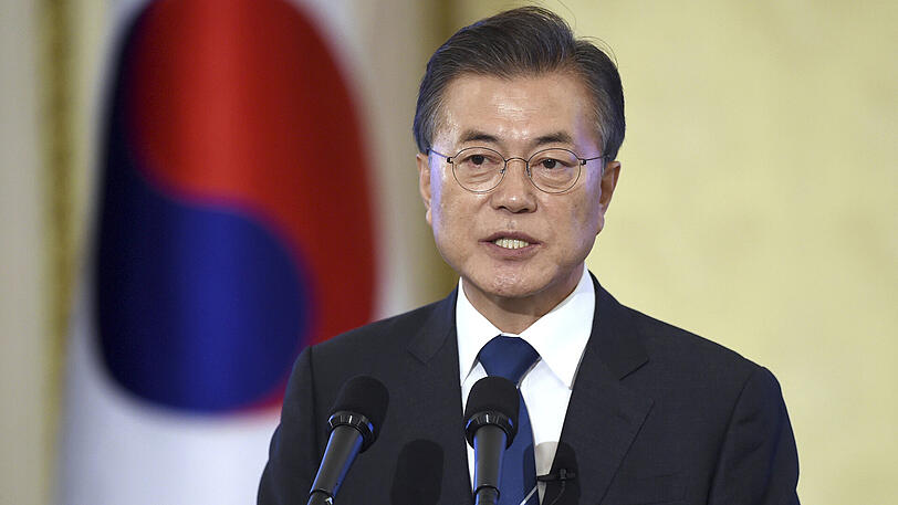 Moon äußerte sich zuversichtlich, dass es keinen neuen Krieg auf der koreanischen Halbinsel geben werde.