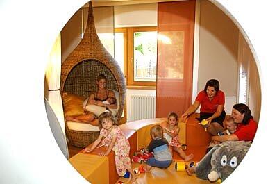 Kinderbetreuung im Hotel Babymio