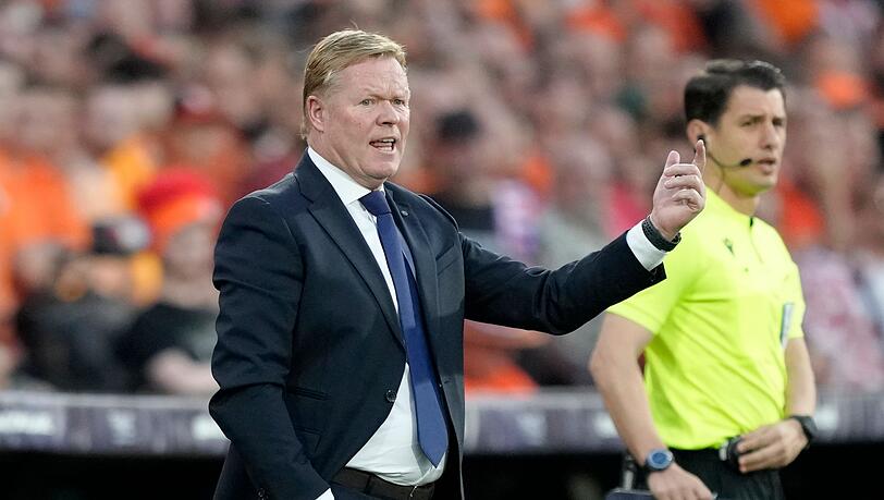 Bondscoach Ronald Koeman steht mit den Niederlanden unter Druck.