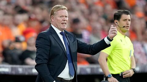 Bondscoach Ronald Koeman steht mit den Niederlanden unter Druck.