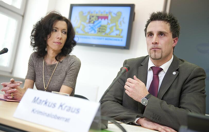 &bdquo;Zum Umfang dieser Aktivitäten äußern wir uns nicht&ldquo;: Oberstaatsanwältin Andrea Titz neben Markus Kraus, Chef der Mordkommission.