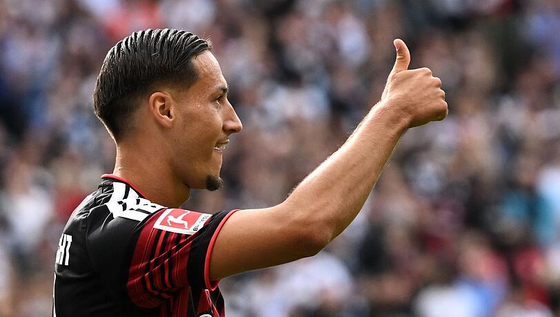 Younes Ebnoutalib hat für Frankfurt in dieser Saison vier Bundesliga-Tore erzielt. (Archivbild) Younes Ebnoutalib hat für Frankfurt in dieser Saison vier Bundesliga-Tore erzielt. (Archivbild)