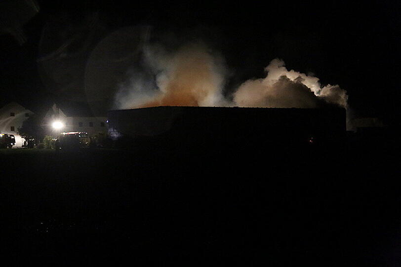 Bilder vom Großbrand in Engelsberg.