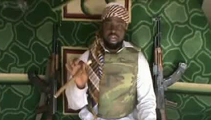 Der Boko-Haram-Chef Abubakar Shekau in einem Video.