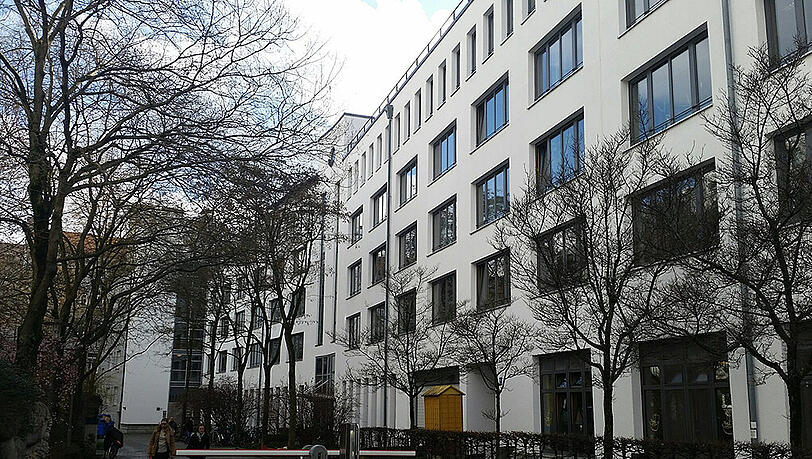 Das Wohnungsamt in der Franziskanerstraße. Das Wohnungsamt in der Franziskanerstraße.