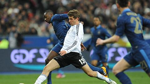 Thomas Müller erzielte den Ausgleich in Paris.