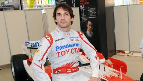 Timo Glock auf seinem neuen Toyota. Timo Glock auf seinem neuen Toyota.