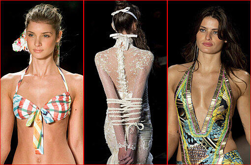 Heiße Bikinis, Samba und gefesselte Bräute: Die AZ zeigt die feurigsten Bilder der Sao Paulo Fashion-Week 2011.