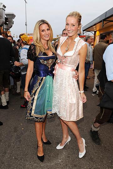 Kare und Dresscoded: Promis feiern in in Hochreiter`s Haxenbraterei auf der Wiesn 2013