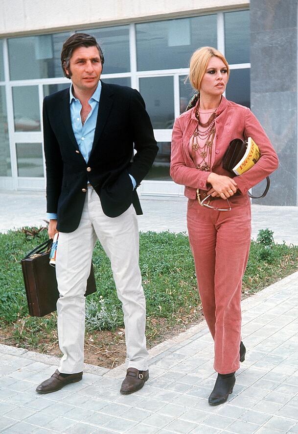 Brigitte Bardot und Gunter Sachs waren von 1966 bis 1969 verheiratet. Es war ihre dritte Ehe.