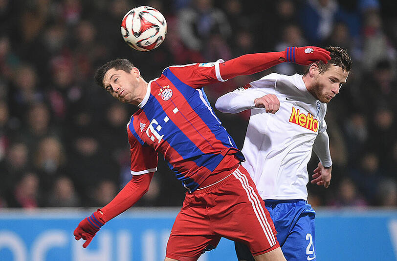 Robert Lewandowski blieb im Test gegen den VfL Bochum ohne eigenen Treffer.