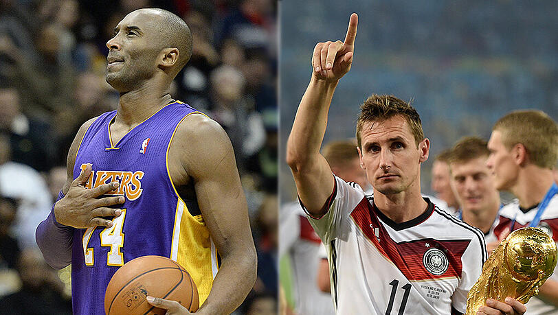 Hat sich als Klose-Fan geoutet: Kobe Bryant. Hat sich als Klose-Fan geoutet: Kobe Bryant.
