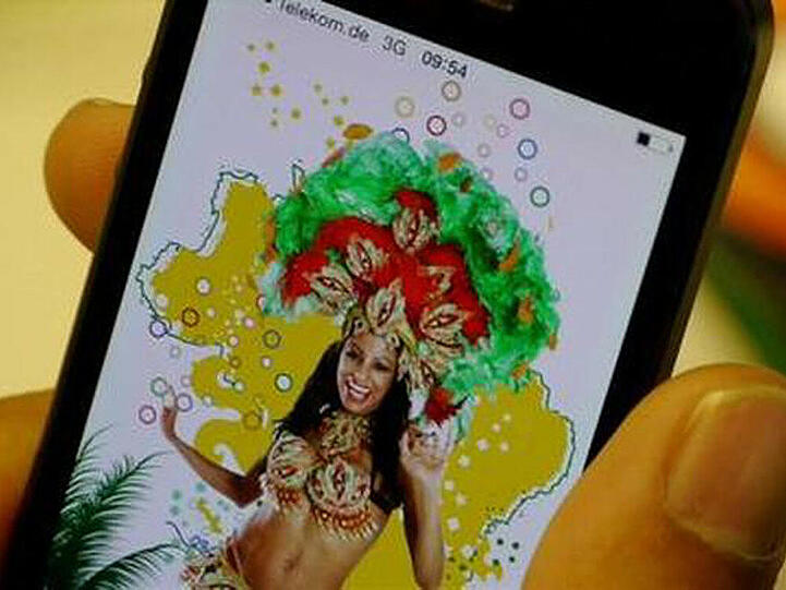 Samba-Stimmung auf dem Smartphone