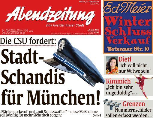 So hat die AZ bereits am 27. Januar berichtet.