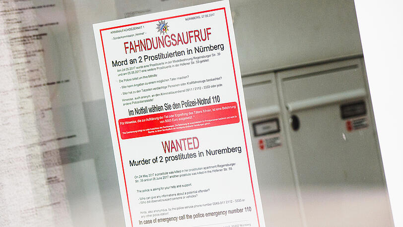 Eine Infokampagne soll in Nürnberg Hinweise auf den Mörder bringen. Eine Infokampagne soll in Nürnberg Hinweise auf den Mörder bringen.