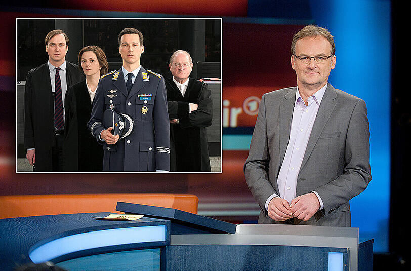 Die Talk-Sendung "Hart aber fair" befasst sich am Montagabend mit dem vorangegangen ARD-Film "Terror - Ihr Urteil".