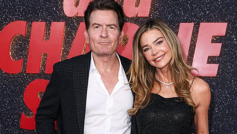 Charlie Sheen und seine Ex-Frau Denise Richards bei der Premiere von "aka Charlie Sheen" in Los Angeles.