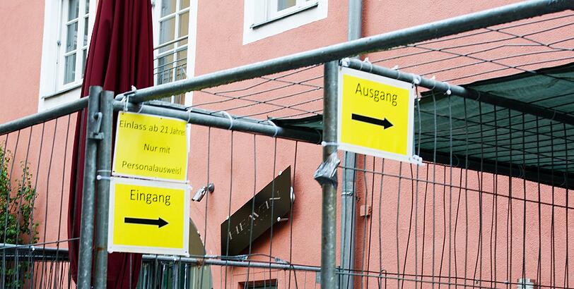 Der Eingangsbereich zur Disco &bdquo;Heaven&ldquo;: Hier starb der 21-Jährige nach Schlägen auf den Kopf.