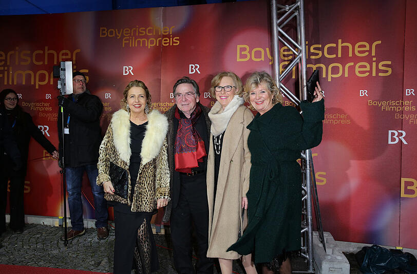 Michaela May Elmar Wepper mit Ehefrau Anita und Jutta Speidel