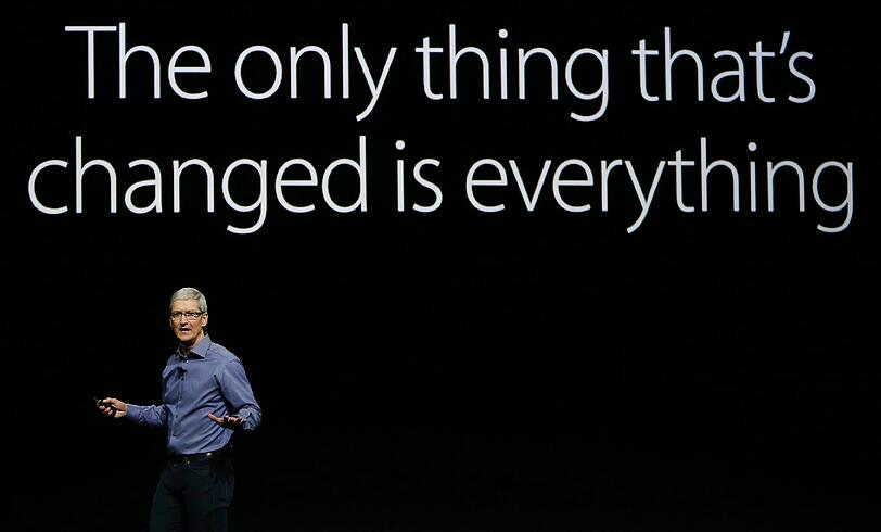 Apple präsentierte am Mittwoch die Neuigkeiten des Unternehmens in San Francisco.