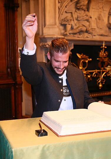Die Bilder vom Empfang im Rathaus.