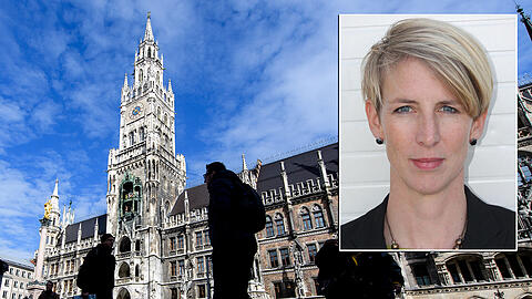 Sie macht es: Katrin Habenschaden will Bürgermeisterin werden &ndash; oder besser noch: Oberbürgermeisterin.(AZ-Montage)