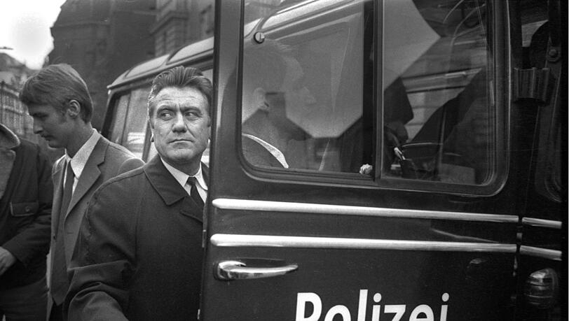 Münchens langjähriger Polizeipräsident Manfred Schreiber auf einem Foto aus dem Jahr 1969.