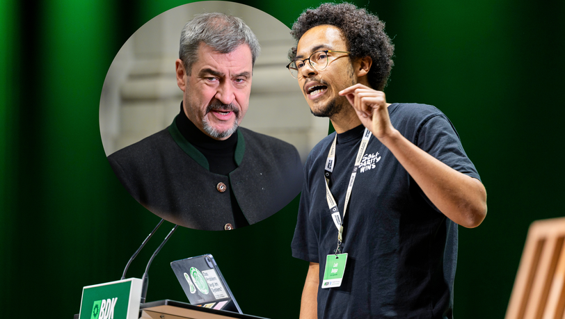 Der Bundessprecher der Gr&uuml;nen Jugend, Luis Bobga, hat in einem Video CSU-Chef Markus S&ouml;der beleidigt.