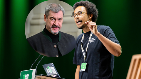 Der Bundessprecher der Gr&uuml;nen Jugend, Luis Bobga, hat in einem Video CSU-Chef Markus S&ouml;der beleidigt.